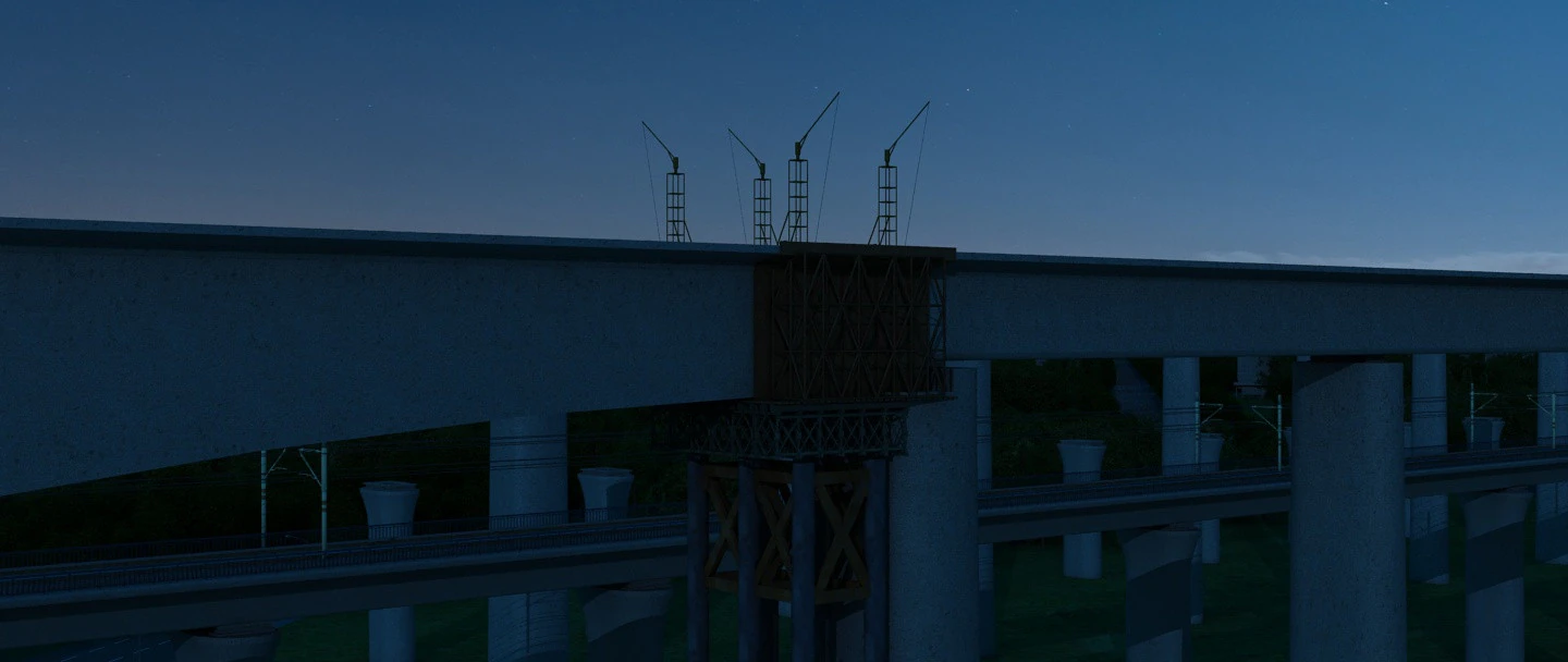 Build a bridge 3D Model .c4d .max .obj .3ds .fbx .stl .blend 