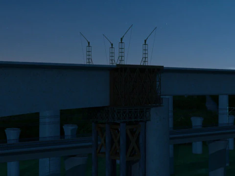 Construa uma ponte Modelo 3D