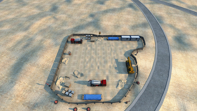 Construction site Modèle 3D .c4d .max .obj .3ds .fbx .stl .blend 