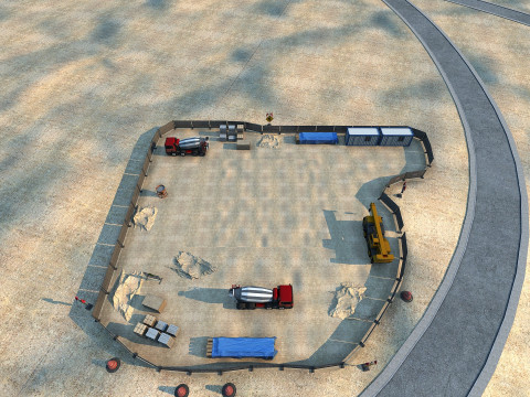 Construction site 3D Модель
