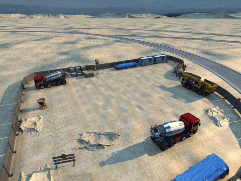 Construction site Modèle 3D