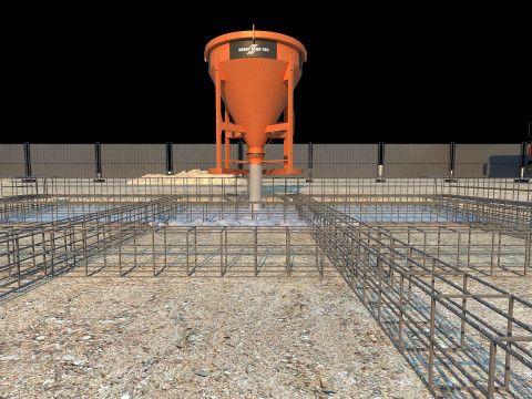 Construction site 3D-Modell