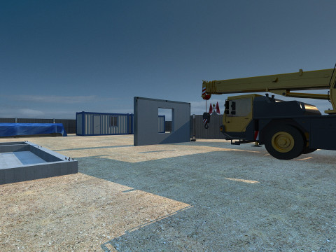 Construction site 3D 모델