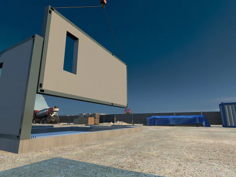 Construction site 3D Model