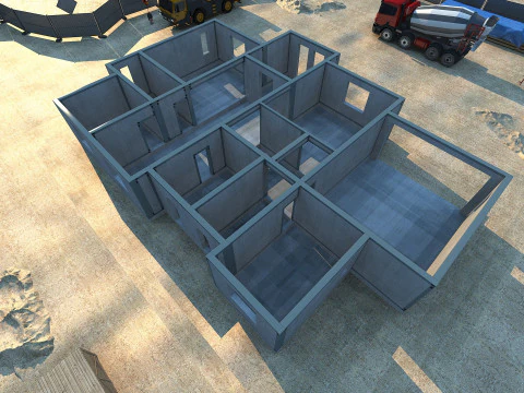 Construction site 3D Model