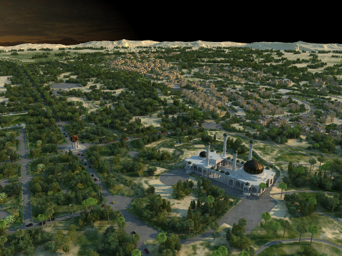 Desert city 3D 모델