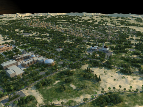 Desert city 3D 모델