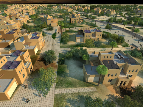 Desert city 3Dモデル