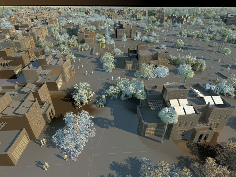 Desert city 3Dモデル