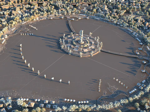 Ancient architecture 3D Model