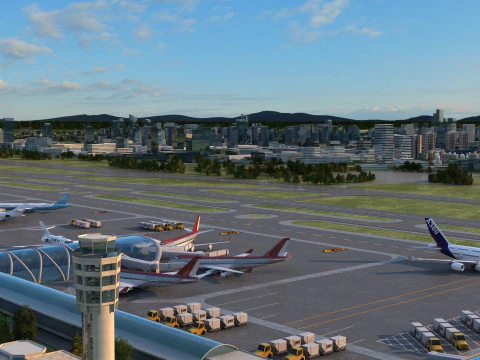 Luchthaven 3D Model