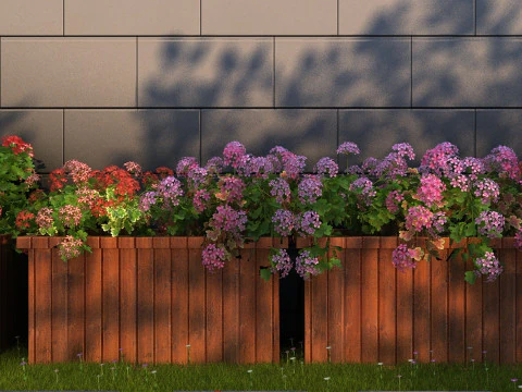 Courtyard 3D Model