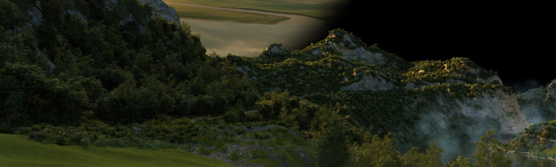 Mountain Model 3D .c4d .max .obj .3ds .fbx .stl .blend 