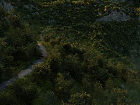 Mountain Model 3D