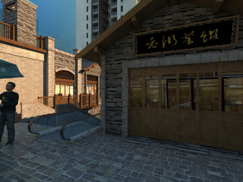 Ancient building 3D Modell