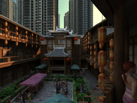 Ancient building 3D Modell
