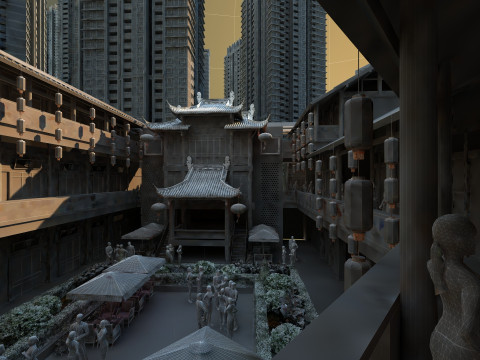 Ancient building 3D Modell