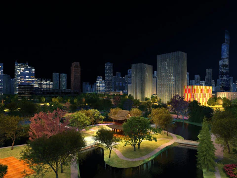 City night 3D Model