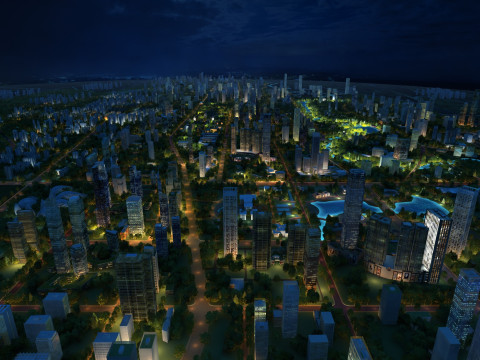City night 3D Model