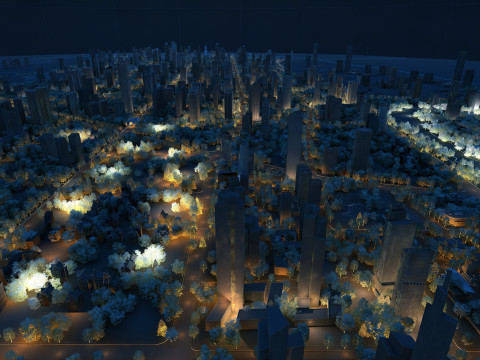 City night 3D Model