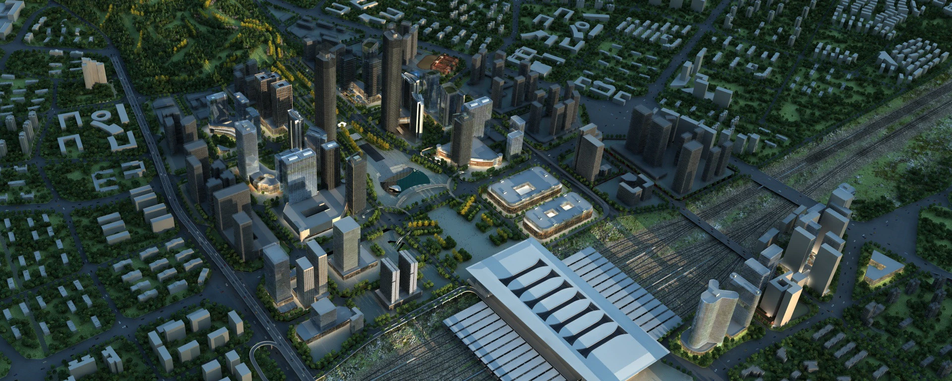 Urban architecture 3D Model .c4d .max .obj .3ds .fbx .stl .blend 
