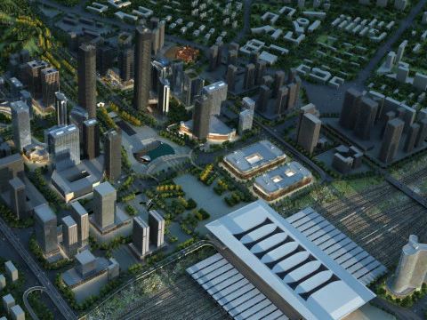 Architettura urbana Modello 3D