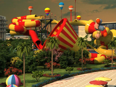 Amusement park 3D Model