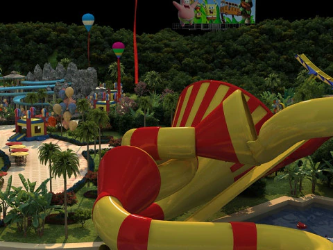 Amusement park 3D Model