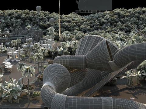 Amusement park 3D Model