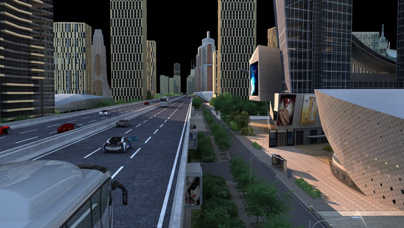 Urban architecture 3D 모델 .c4d .max .obj .3ds .fbx .stl .blend 