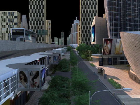 Urban architecture 3D Model