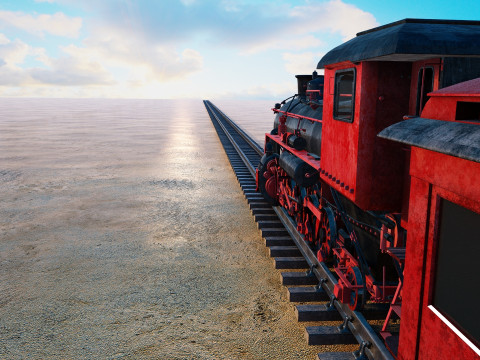 Train 3Dモデル