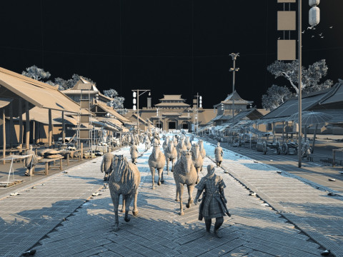 Ancient city 3D मॉडल