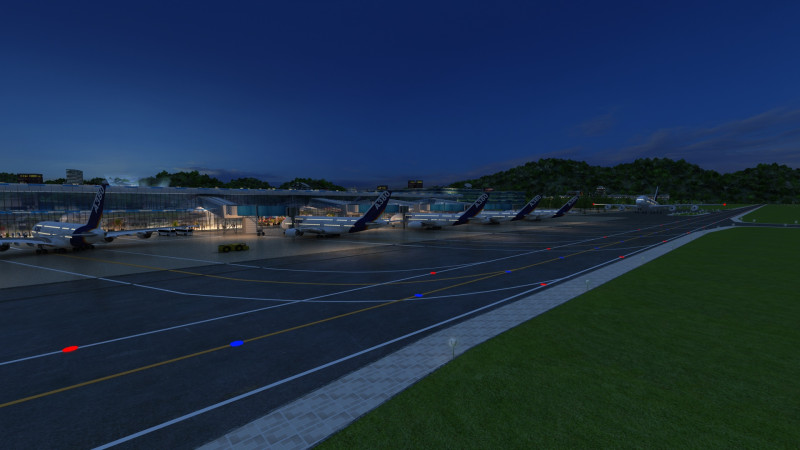 空港 3Dモデル .c4d .max .obj .3ds .fbx .stl .blend 