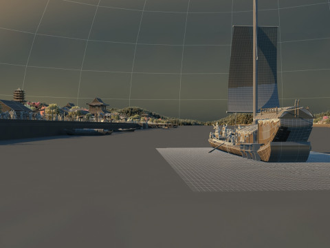 Ancient city 3D Modell