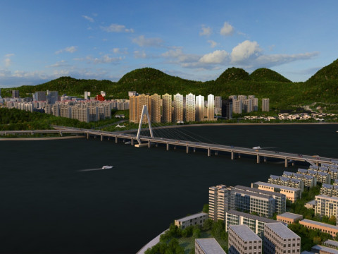 Urban architecture 3D Model