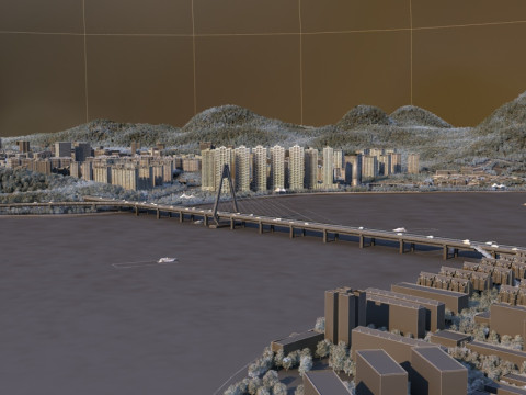 Urban architecture 3D Model