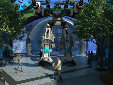 Robot Modèle 3D