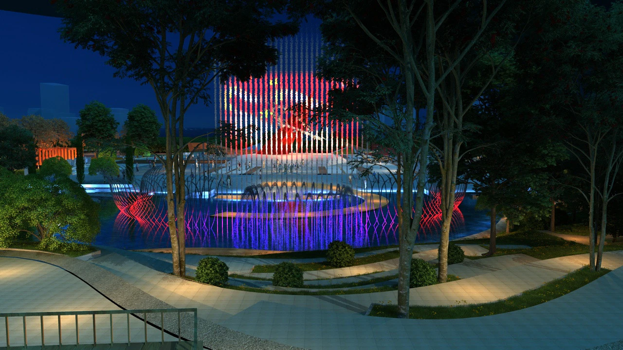Plaza 3D Model .c4d .max .obj .3ds .fbx .stl .blend 