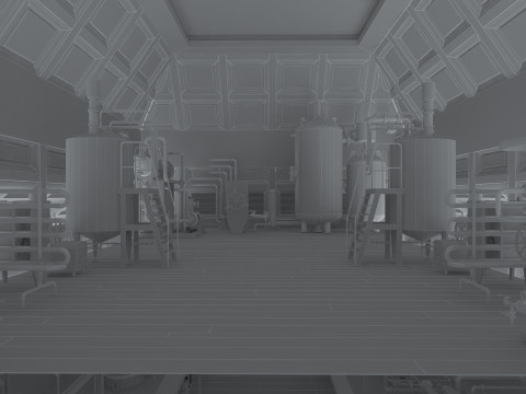 Plant equipment 3D Model