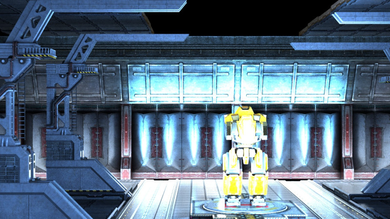 Mech factory 3D Model .c4d .max .obj .3ds .fbx .stl .blend