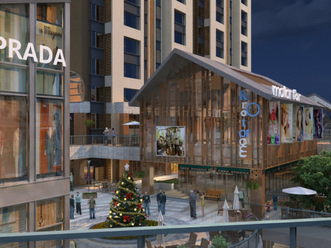 Commercial street 3D मॉडल