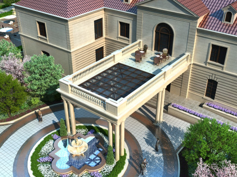 Villa Modelo 3D
