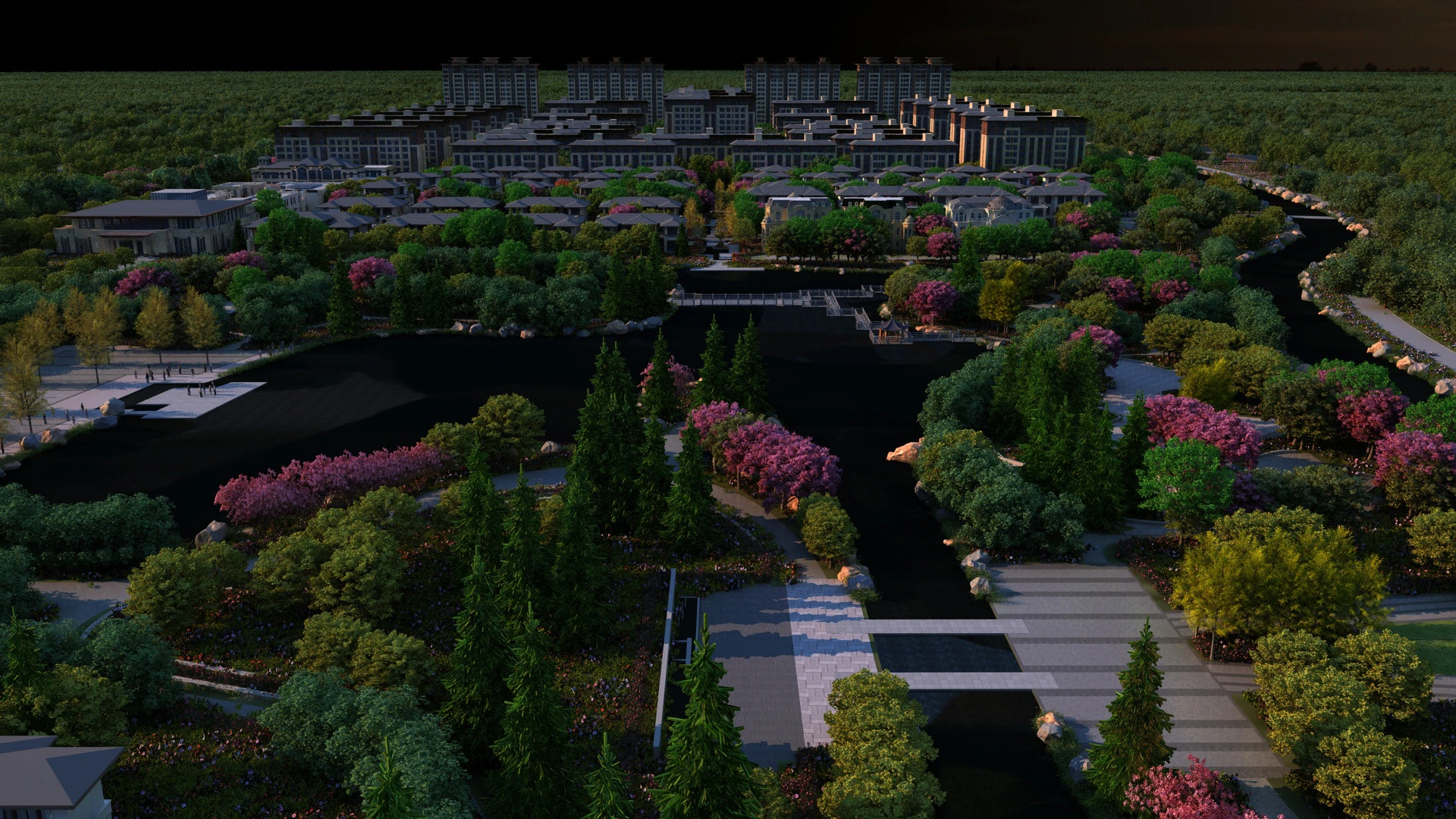 Urban architecture 3D Model .c4d .max .obj .3ds .fbx .stl .blend 