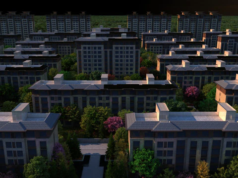 Urban architecture 3D Model