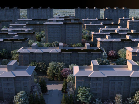 Urban architecture 3D Model