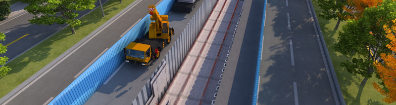 Repair a road 3D Model .c4d .max .obj .3ds .fbx .stl .blend