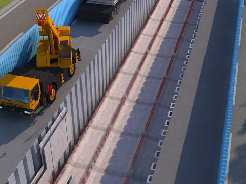 Reparar uma estrada Modelo 3D