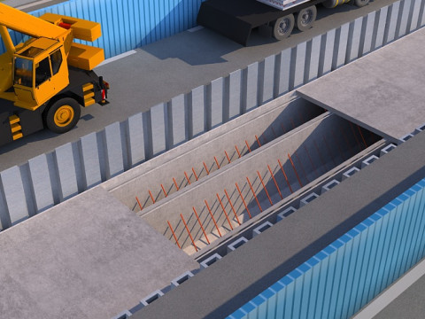 Repair a road 3D Model