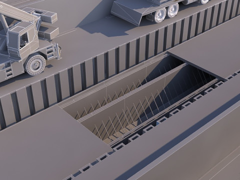 Repair a road 3D Model
